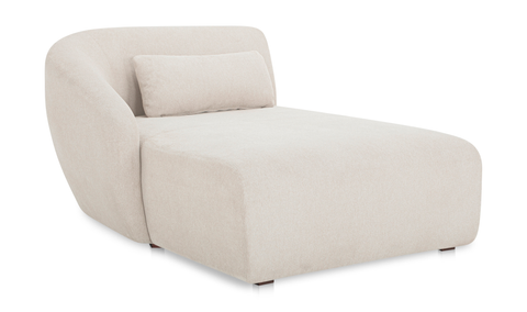 Amelia Left Arm Facing Chaise - Warm White