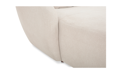 Amelia Left Arm Facing Chaise - Warm White