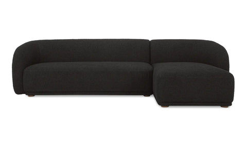 Faye Sectional Black Boucle