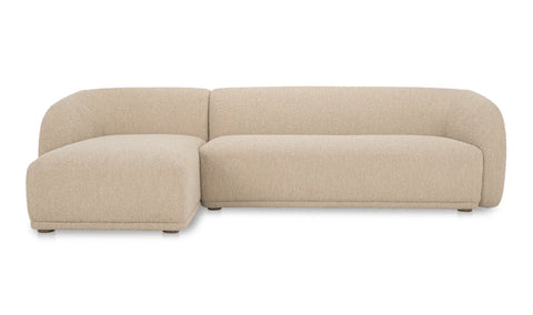 Faye Sectional Beige Boucle