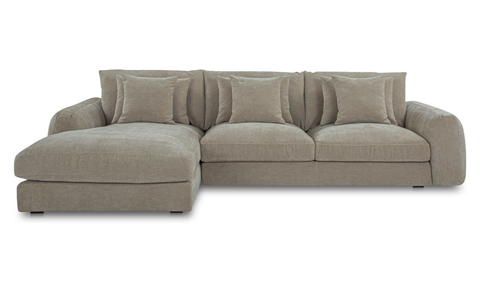 Berga Sectional Pebble