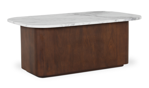 Dash Coffee Table White Calcatta Marble