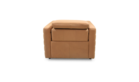 Juno Power Recliner Chair Tan Leather