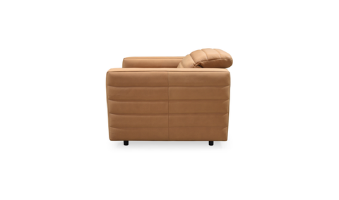 Juno Power Recliner Chair Tan Leather