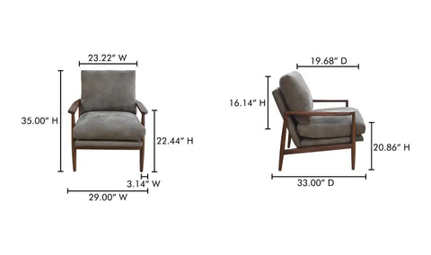 Arturo Accent Chair Brown