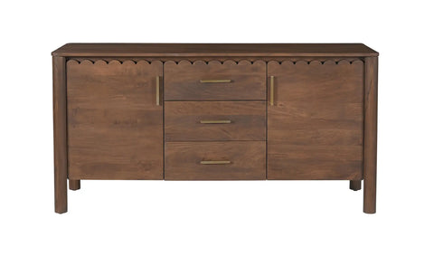 Wiley 3 Drawer Sideboard - Vintage Brown