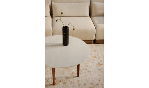 Lark Coffee Table - White Banswara