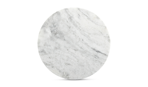 Evelyn Accent Table Ashen Gray Matrix - White Marble