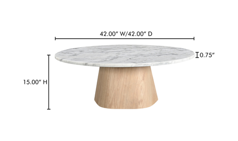 Evelyn Coffee Table Ashen Grey Matrix