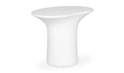 Yumi Outdoor Accent Table - White