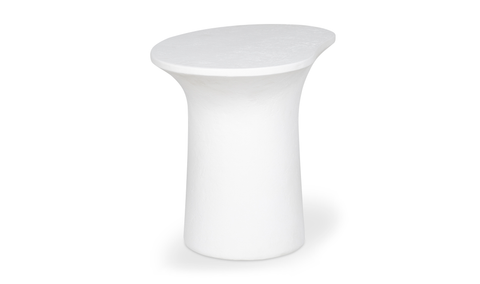 Yumi Outdoor Accent Table - White