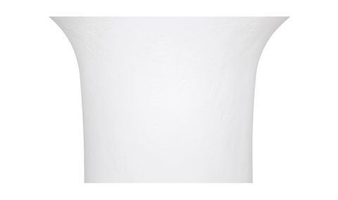 Yumi Outdoor Accent Table - White