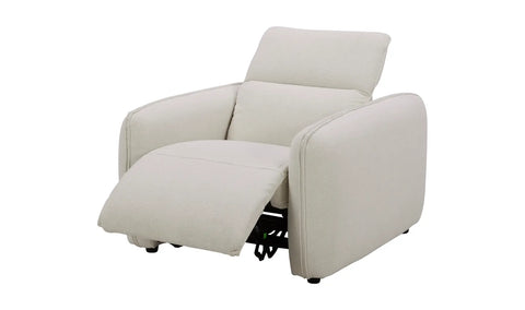 Eli Power Recliner Chair - Warm White