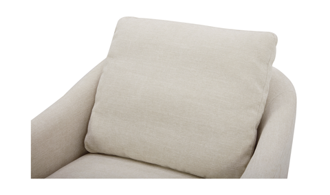 Linden Swivel Chair Soft Beige