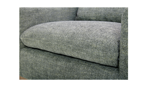 Linden Swivel Chair Slated Moss