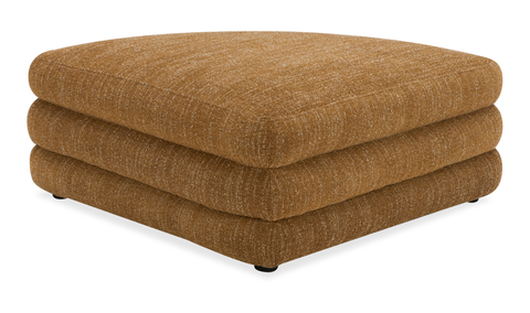 Lowtide Curved Ottoman Amber Glow