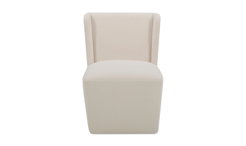 Cormac Rolling Dining Chair Cream