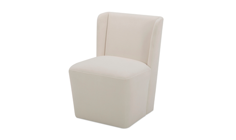 Cormac Rolling Dining Chair Cream