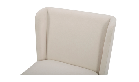 Cormac Rolling Dining Chair Cream