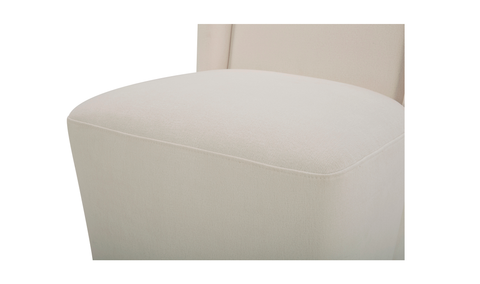 Cormac Rolling Dining Chair Cream