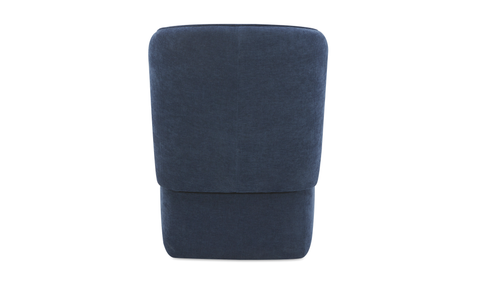 Larson Rolling Dining Chair Navy Blue