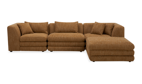 Lowtide Lounge Modular Sectional Amber Glow