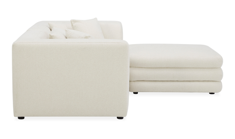 lowtide nook modular sectional - warm white