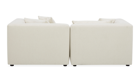 lowtide nook modular sectional - warm white