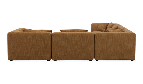 Lowtide Classic L-Shaped Modular Sectional Amber Glow