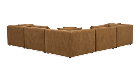 Lowtide Classic L-Shaped Modular Sectional Amber Glow