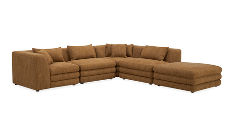 Lowtide Dream Modular Sectional Amber Glow