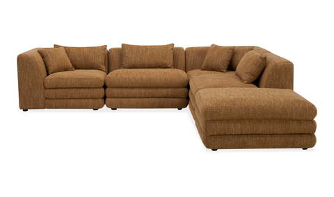 Lowtide Dream Modular Sectional Amber Glow