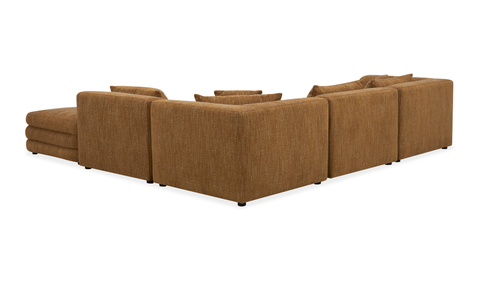 Lowtide Alcove Modular Sectional Amber Glow