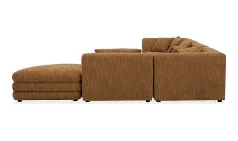 Lowtide Alcove Modular Sectional Amber Glow