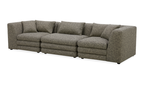 Lowtide Modular Sofa - Stone Tweed