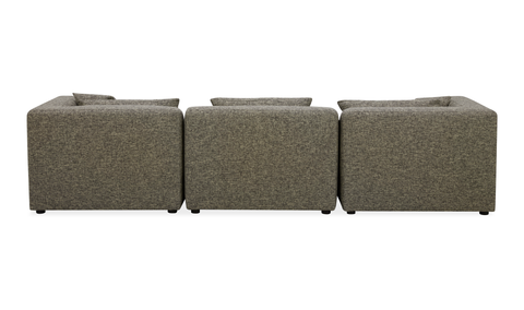 Lowtide Modular Sofa - Stone Tweed