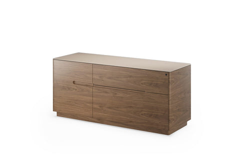 Luma 6720 Multifunction Cabinet - Natural Walnut / Dune