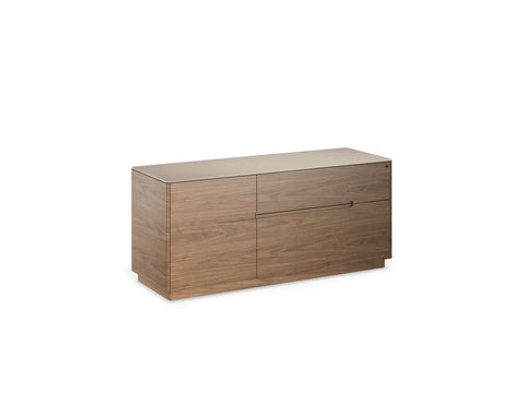 Luma 6720 Multifunction Cabinet - Natural Walnut / Dune