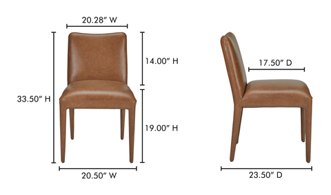 Calla Dining Chair Brown