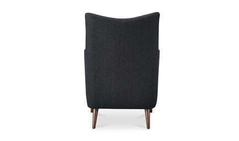 Fisher Armchair Wool Blend Charcoal