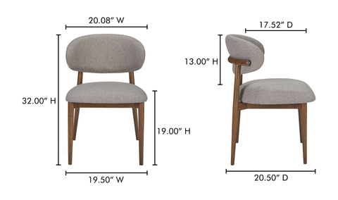Ellie Dining Chair Light Brown