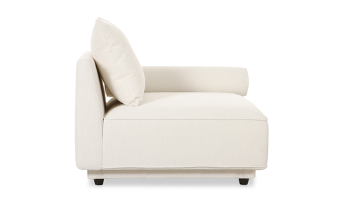 Rosello Right Arm Facing Chair - White