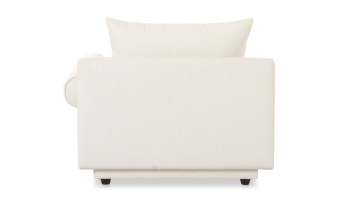 Rosello Right Arm Facing Chair - White