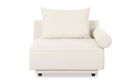 Rosello Right Arm Facing Chair - White
