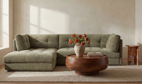 Mischa Sectional Sage Green