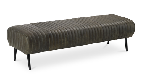 Endora Bench - Charred Olive