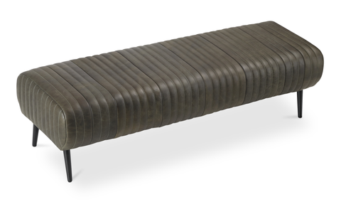 Endora Bench - Charred Olive