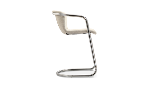 Freeman Chrome Frame Counter Stool Blended Cream