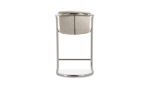 Freeman Chrome Frame Counter Stool Blended Cream