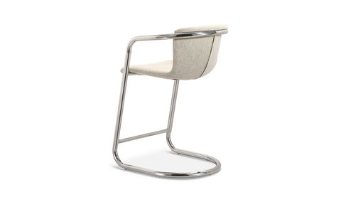 Freeman Chrome Frame Counter Stool Blended Cream